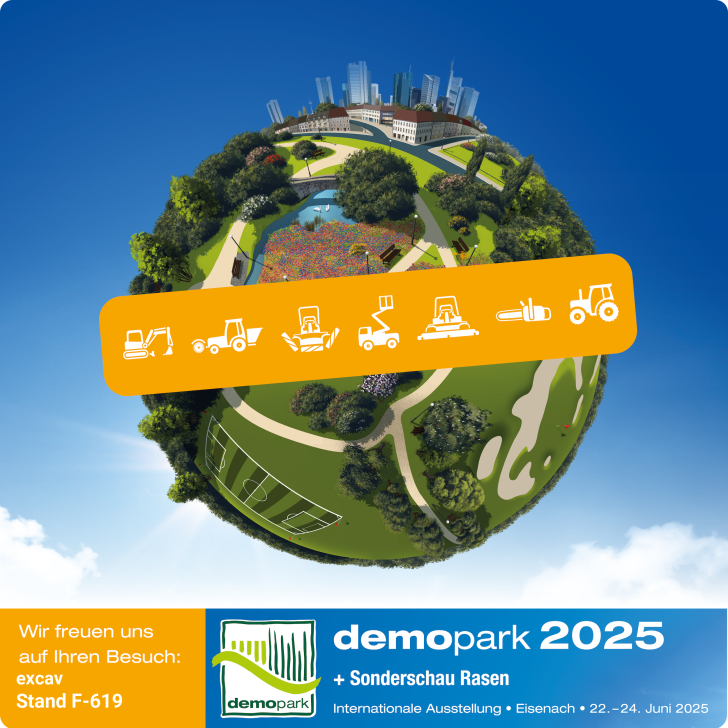 Partner-Logo demopark 2025 für die Bauwirtschaft