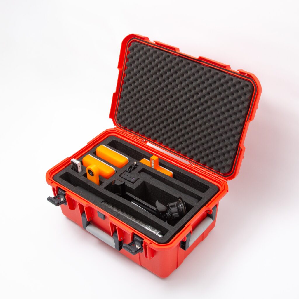 Gesamtsystem Mobiles GNSS-Assistenzsystem excav PILOT für präzise Erdarbeiten excav UG