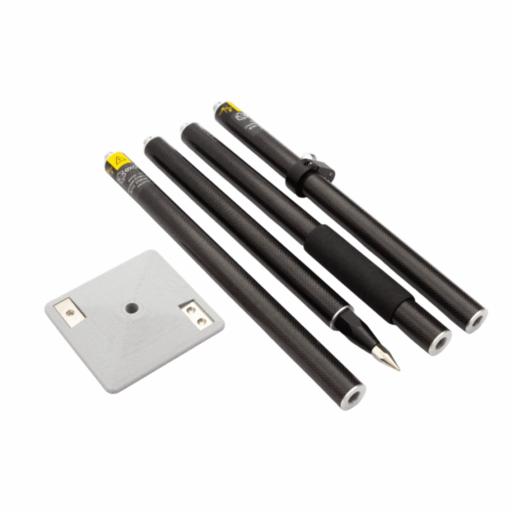 Messstab (Survey-Stab) Mobiles GNSS-Assistenzsystem excav PILOT für präzise Erdarbeiten excav UG