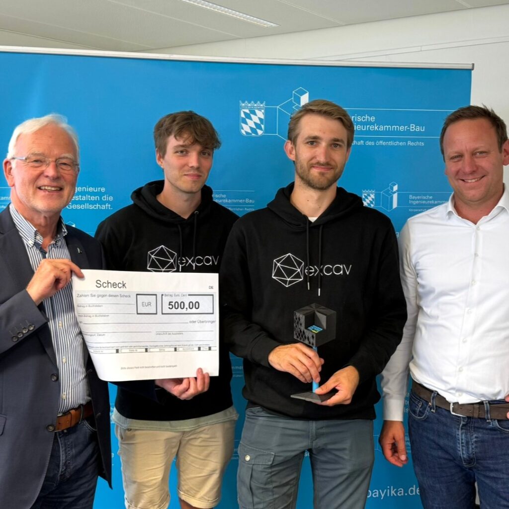 excav UG BUILDING OUTSIDE THE BOX - Innovationspreis 2025 - Bayerische Ingenieurekammer-Bau in München 3. Preis Bronze