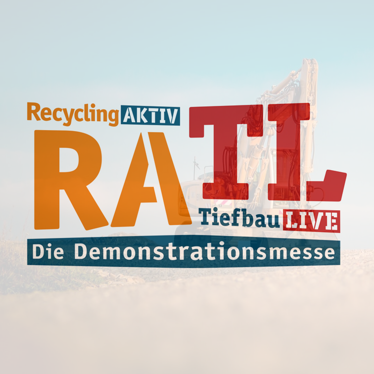 Partner-Logo Messe-Ankündigung RATL 2025 Messe für die Bauwirtschaft excav UG als Aussteller