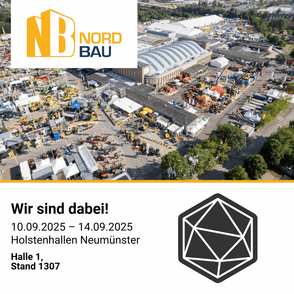 Bannerbild Baumesse NordBau 2025 Holstenhallen Neumünster Schleswig-Holstein Aussteller excav UG